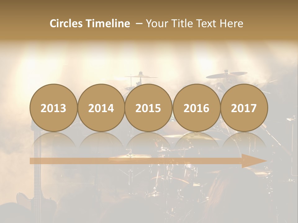 Festival Audience Stage PowerPoint Template