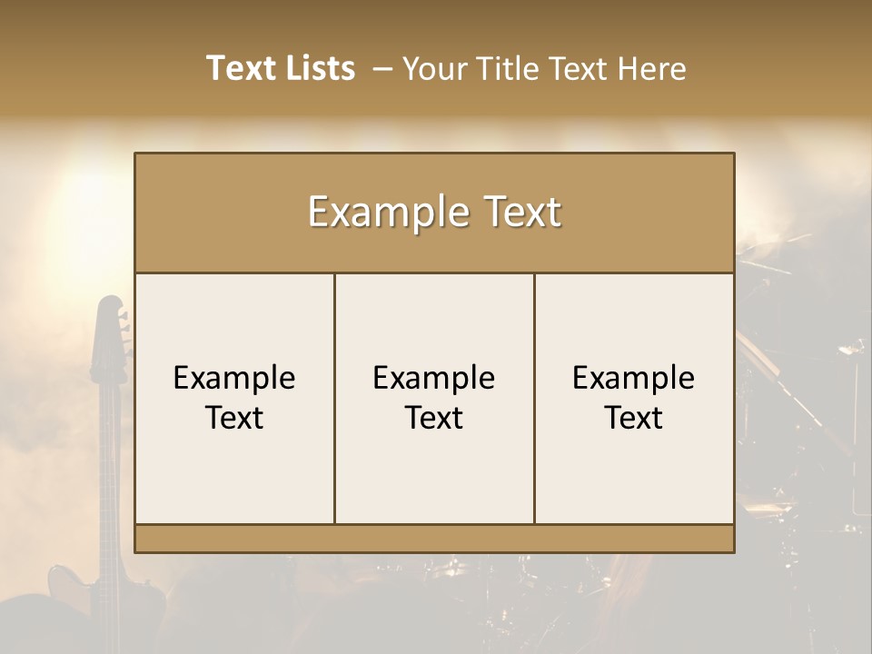 Festival Audience Stage PowerPoint Template