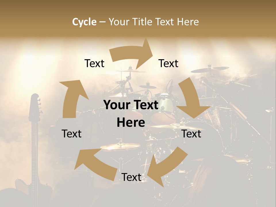 Festival Audience Stage PowerPoint Template