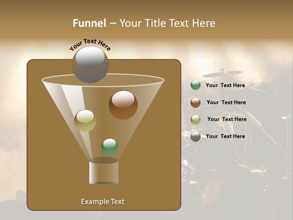 Festival Audience Stage PowerPoint Template