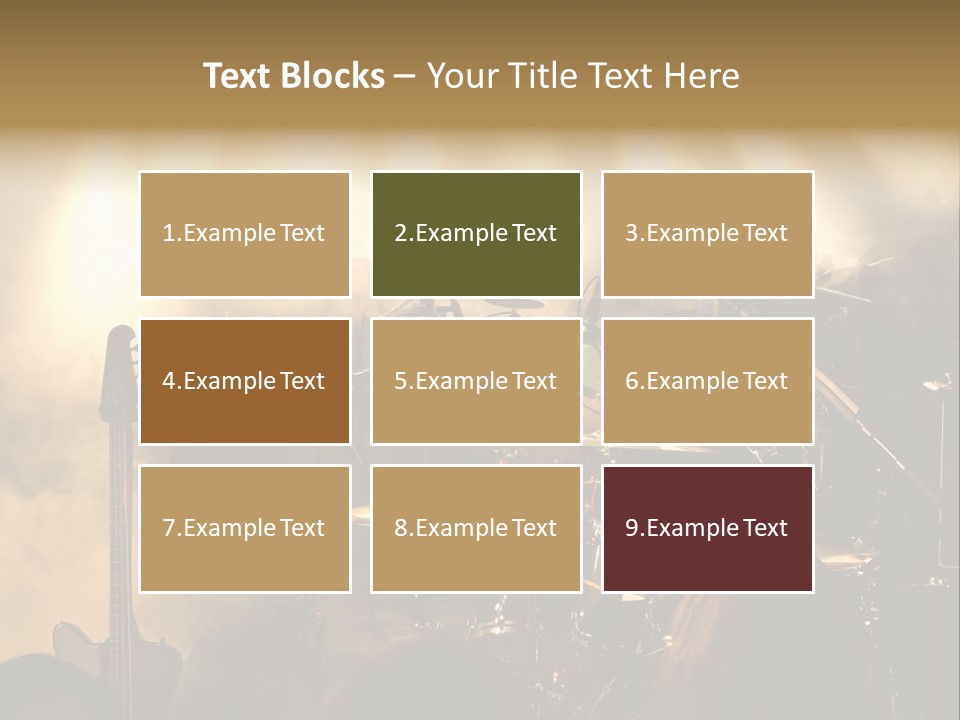 Festival Audience Stage PowerPoint Template