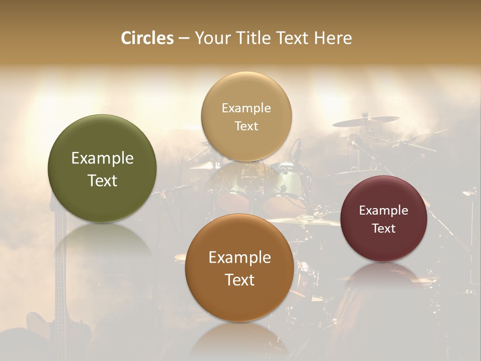 Festival Audience Stage PowerPoint Template