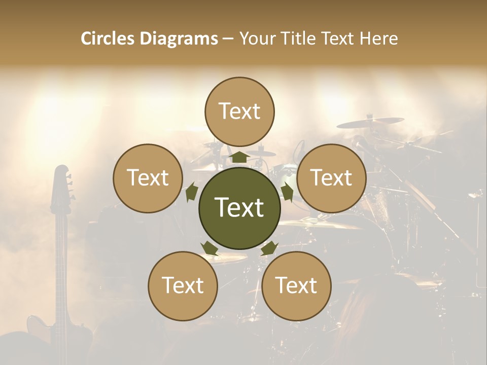 Festival Audience Stage PowerPoint Template