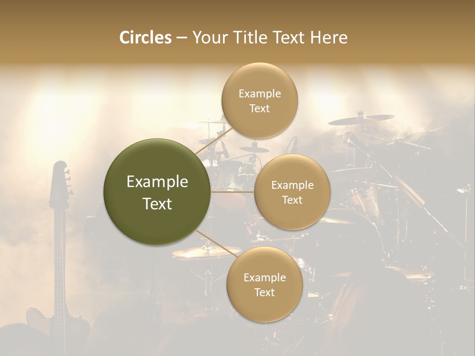 Festival Audience Stage PowerPoint Template