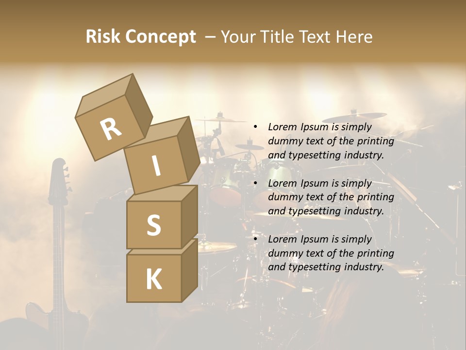 Festival Audience Stage PowerPoint Template