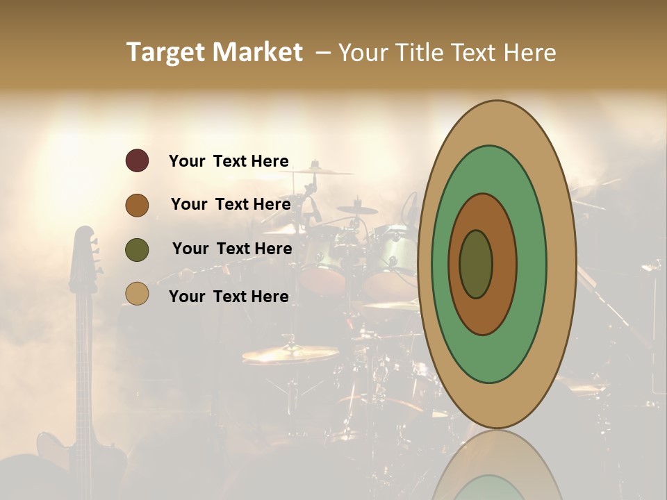 Festival Audience Stage PowerPoint Template