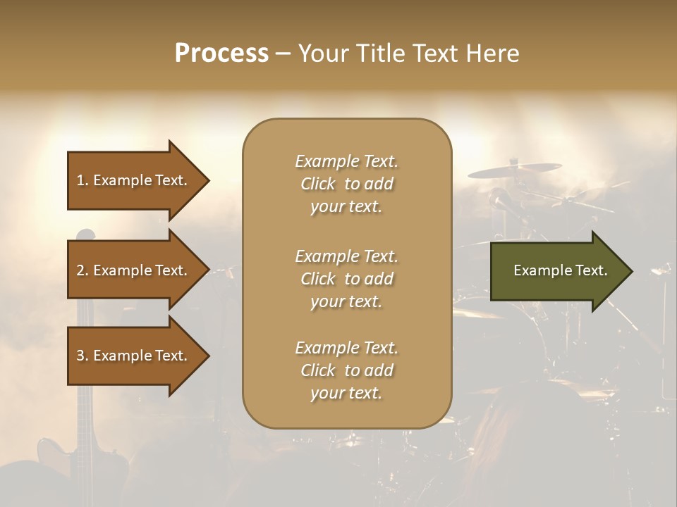 Festival Audience Stage PowerPoint Template