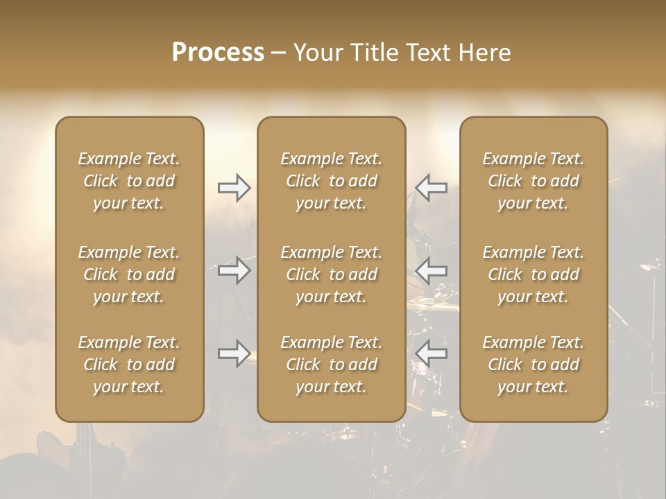 Festival Audience Stage PowerPoint Template