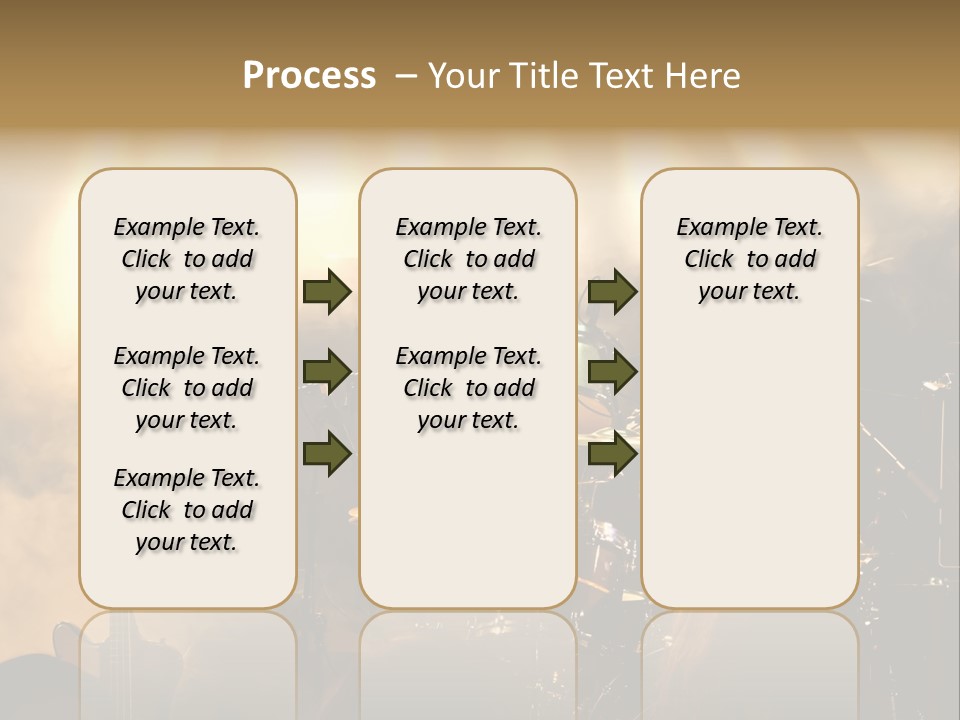 Festival Audience Stage PowerPoint Template