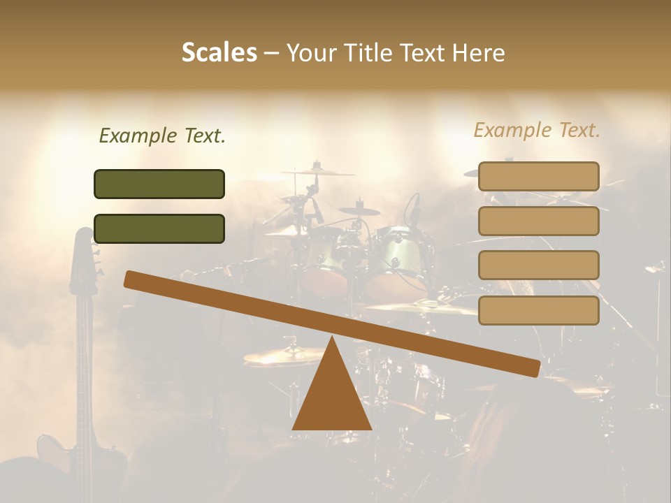 Festival Audience Stage PowerPoint Template