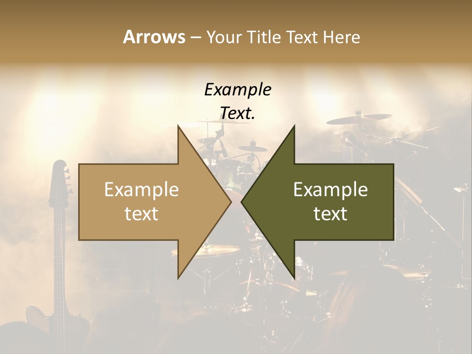 Festival Audience Stage PowerPoint Template