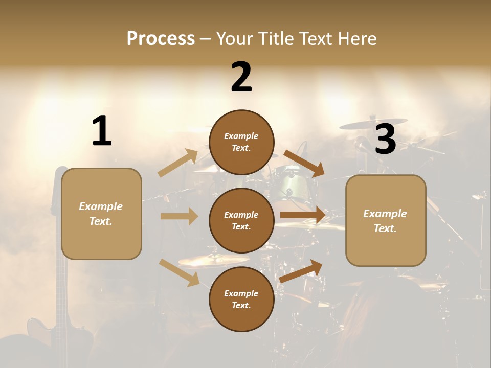 Festival Audience Stage PowerPoint Template