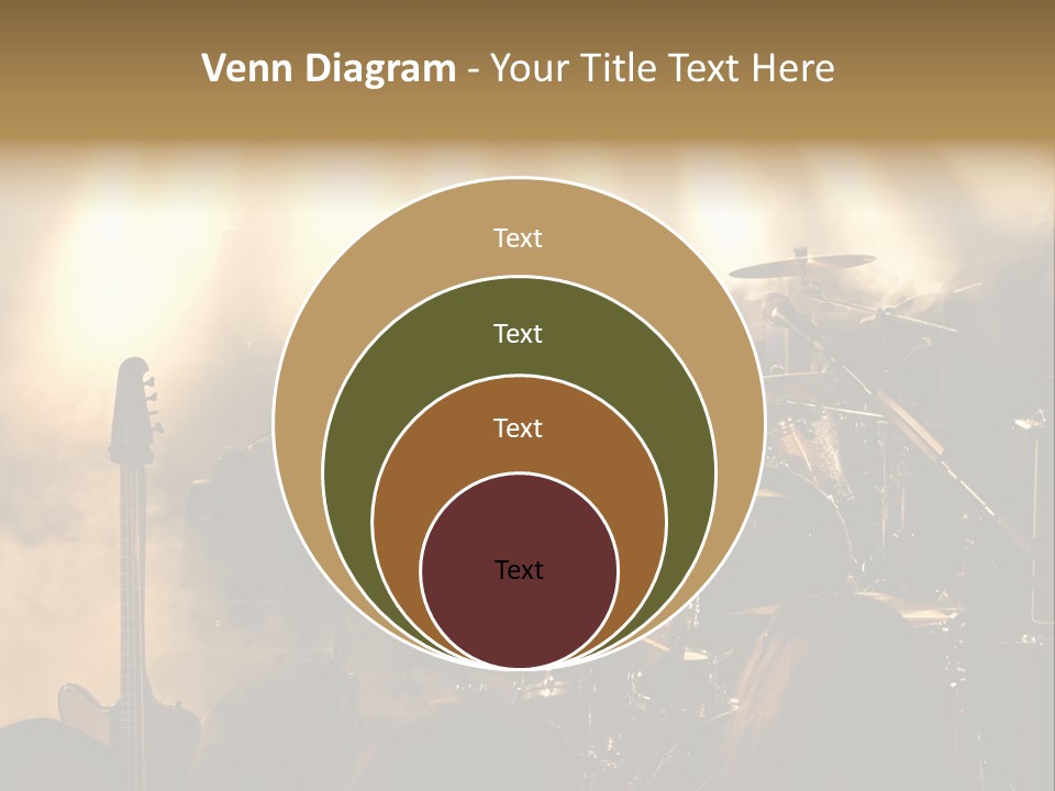 Festival Audience Stage PowerPoint Template