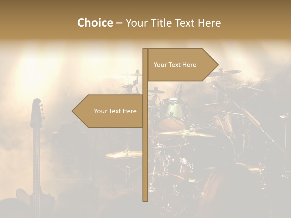 Festival Audience Stage PowerPoint Template