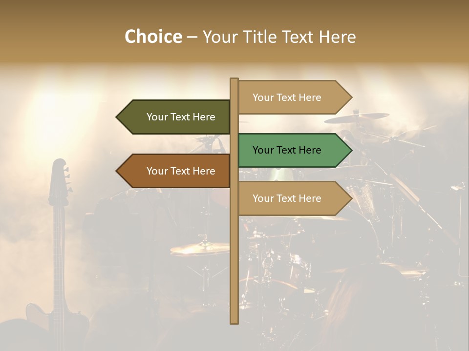 Festival Audience Stage PowerPoint Template