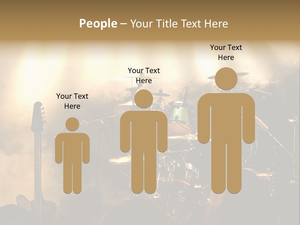 Festival Audience Stage PowerPoint Template