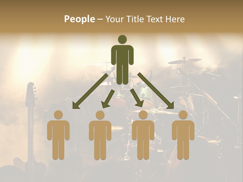 Festival Audience Stage PowerPoint Template