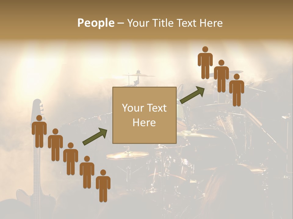 Festival Audience Stage PowerPoint Template