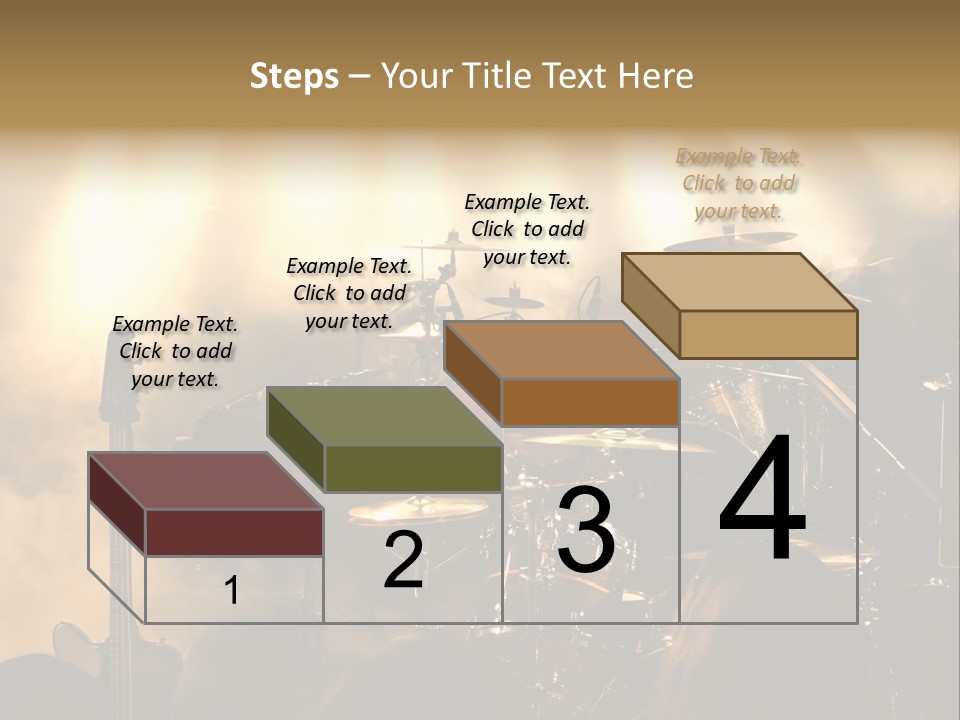 Festival Audience Stage PowerPoint Template