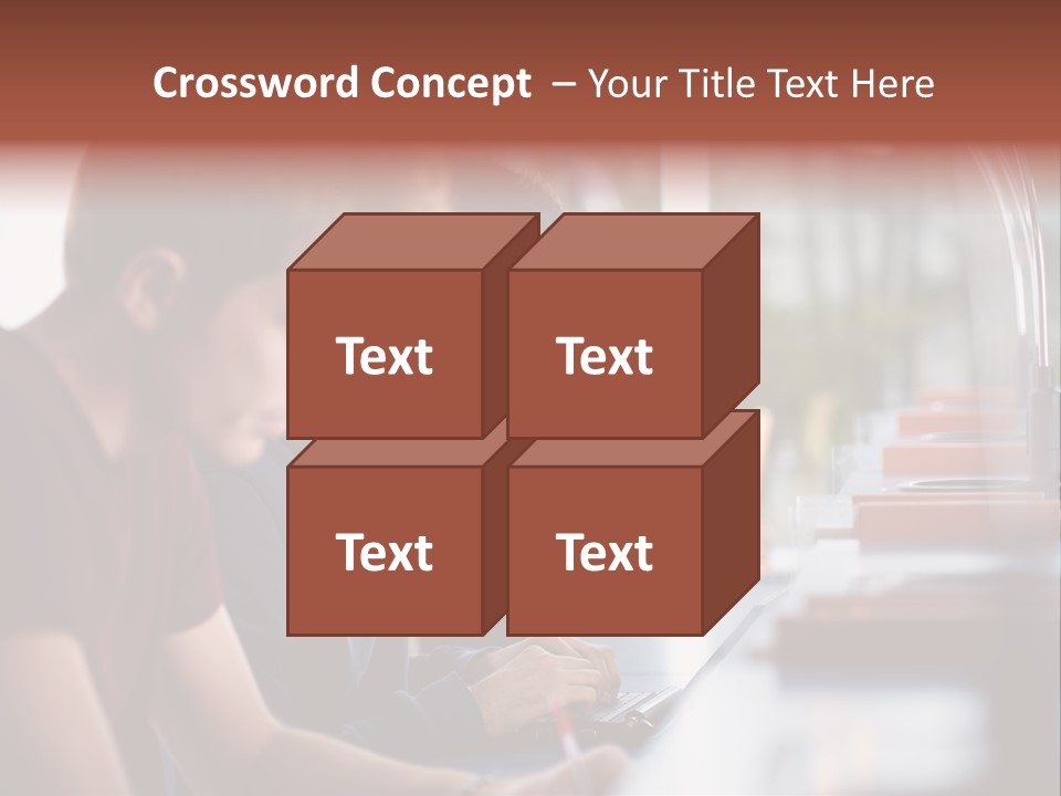 Load Machinery Gold PowerPoint Template