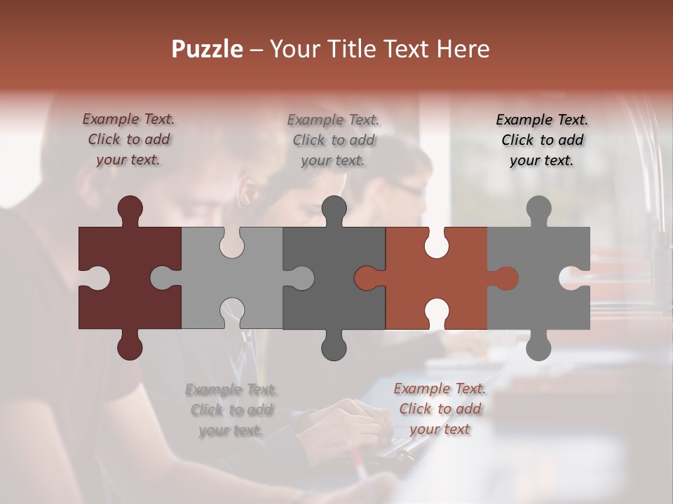 Load Machinery Gold PowerPoint Template
