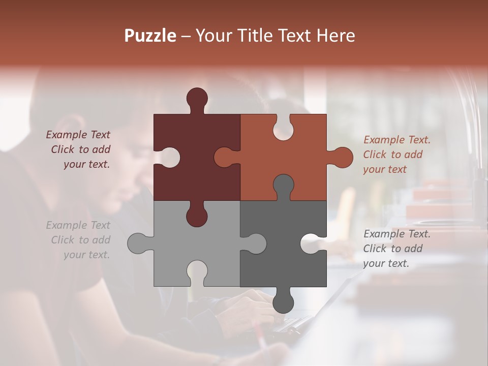 Load Machinery Gold PowerPoint Template