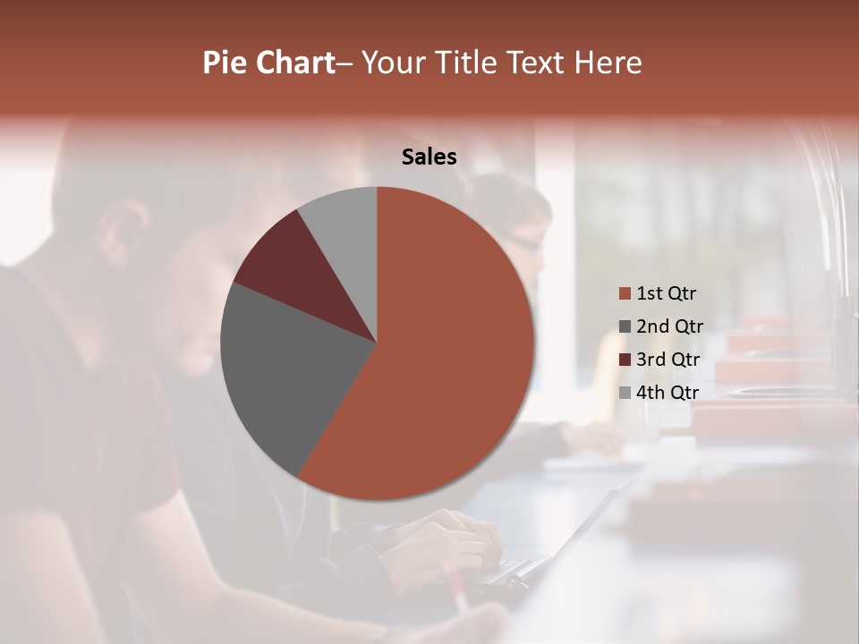 Load Machinery Gold PowerPoint Template
