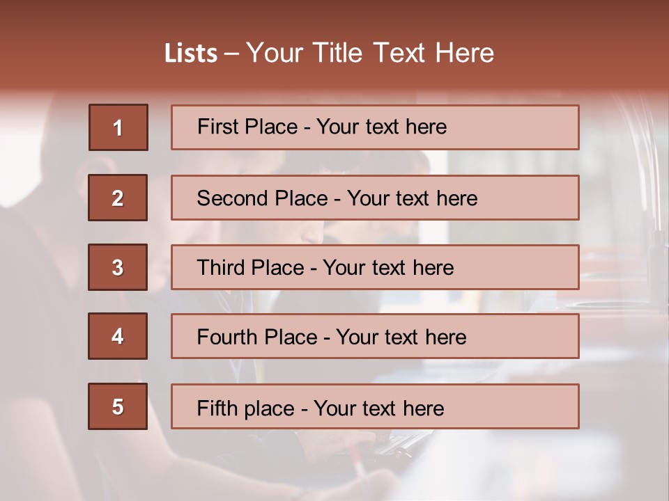 Load Machinery Gold PowerPoint Template