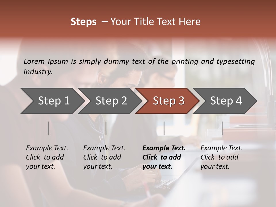 Load Machinery Gold PowerPoint Template