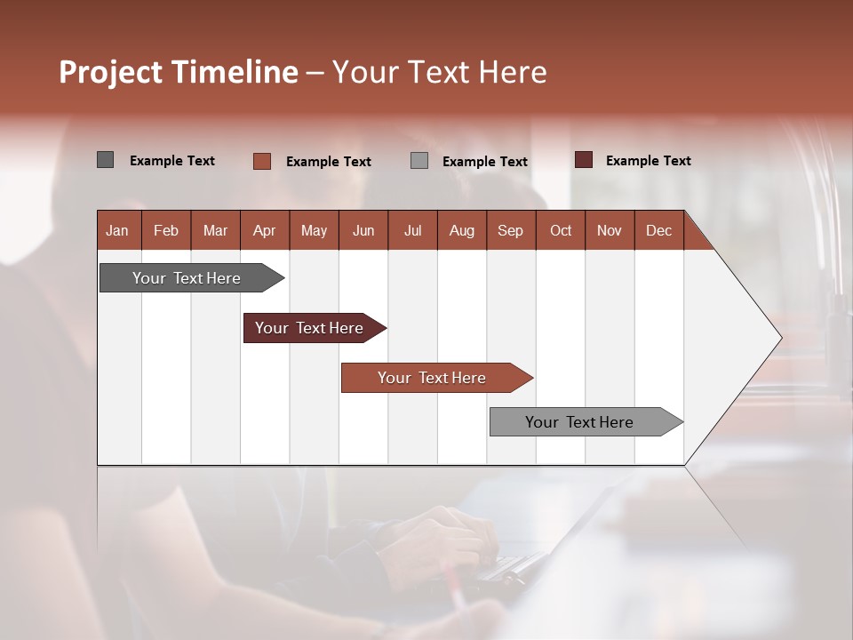 Load Machinery Gold PowerPoint Template