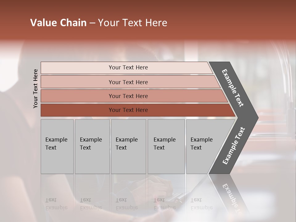 Load Machinery Gold PowerPoint Template