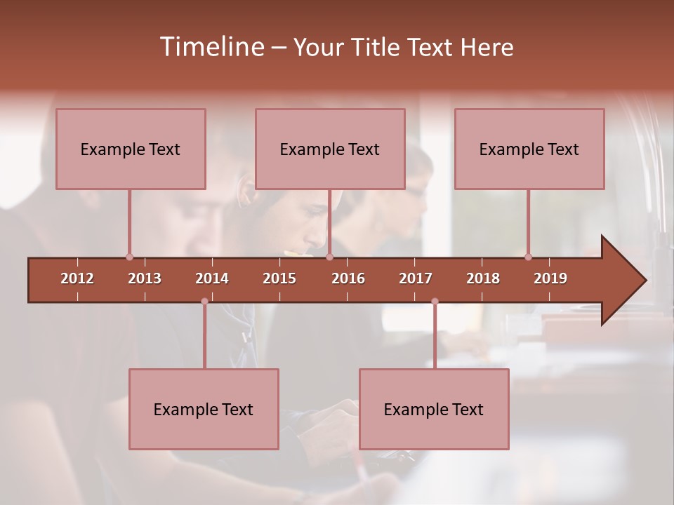 Load Machinery Gold PowerPoint Template