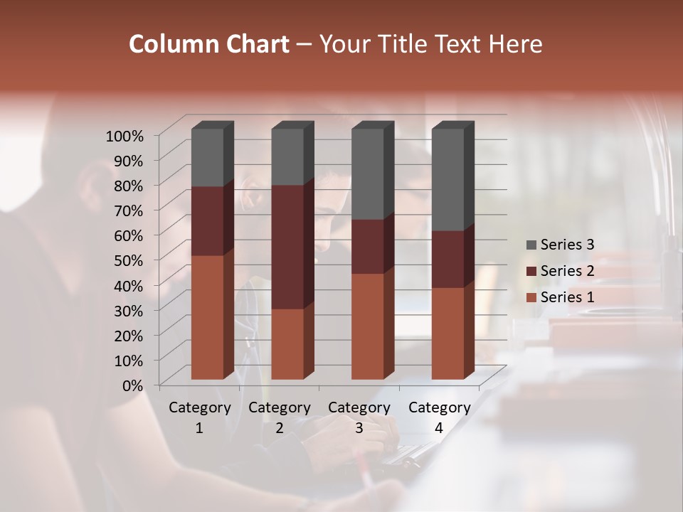 Load Machinery Gold PowerPoint Template