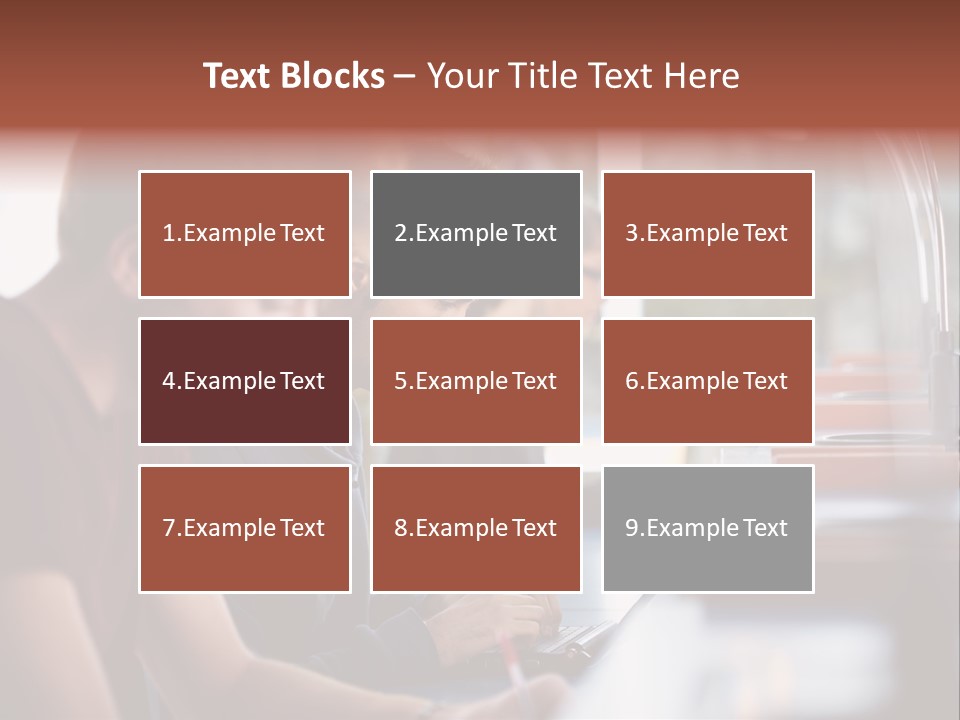 Load Machinery Gold PowerPoint Template