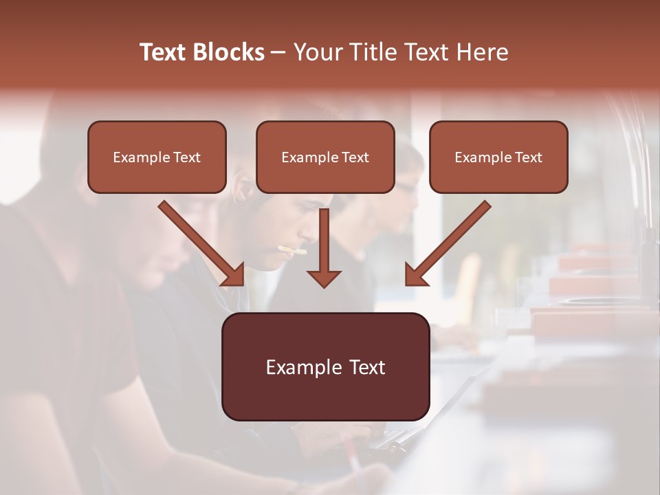 Load Machinery Gold PowerPoint Template