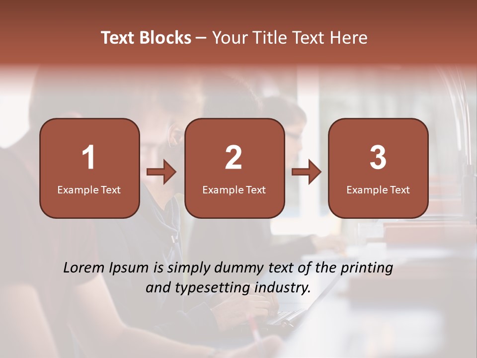 Load Machinery Gold PowerPoint Template