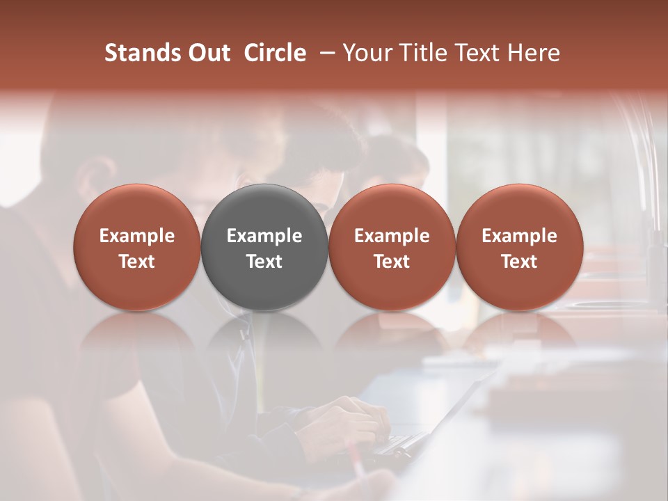 Load Machinery Gold PowerPoint Template