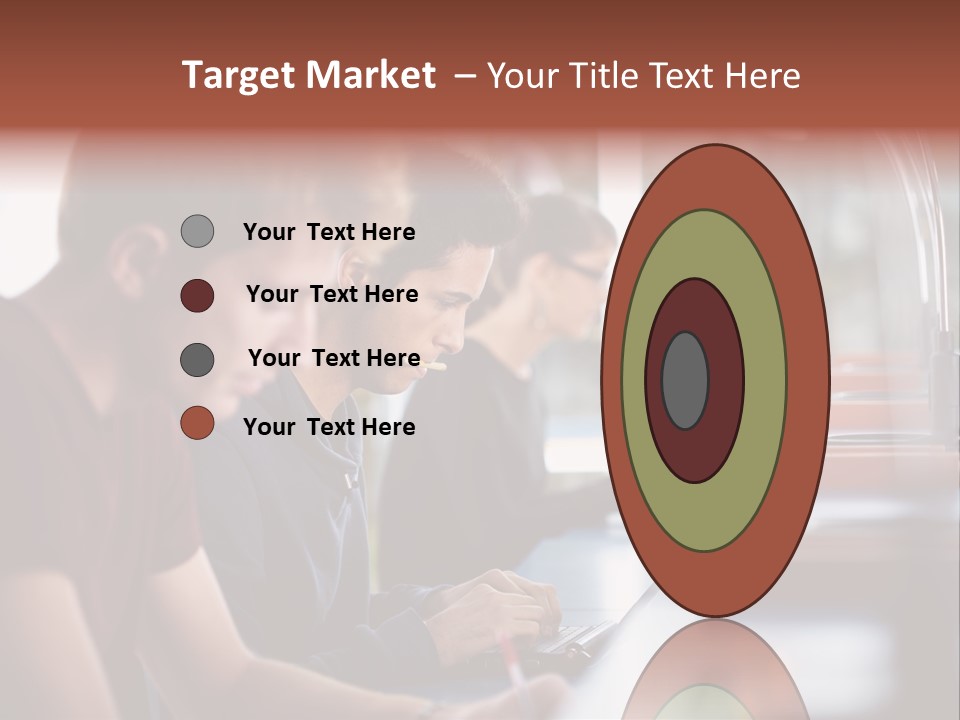 Load Machinery Gold PowerPoint Template