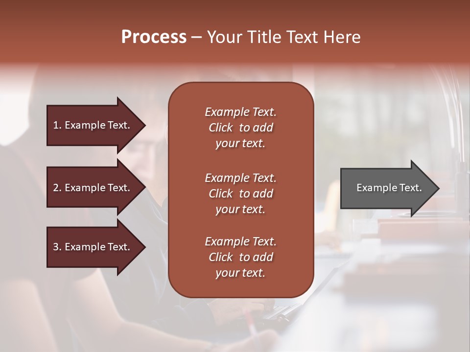 Load Machinery Gold PowerPoint Template