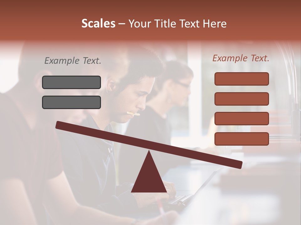 Load Machinery Gold PowerPoint Template
