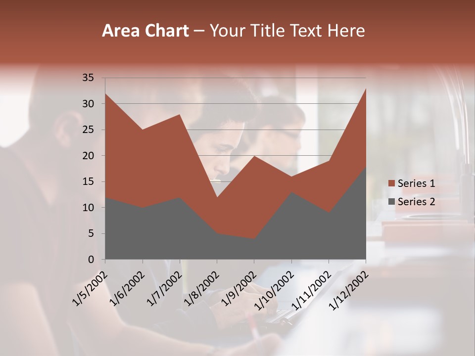 Load Machinery Gold PowerPoint Template