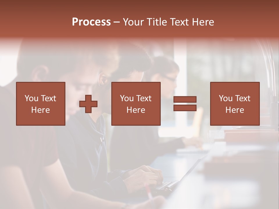 Load Machinery Gold PowerPoint Template