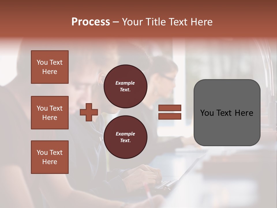 Load Machinery Gold PowerPoint Template