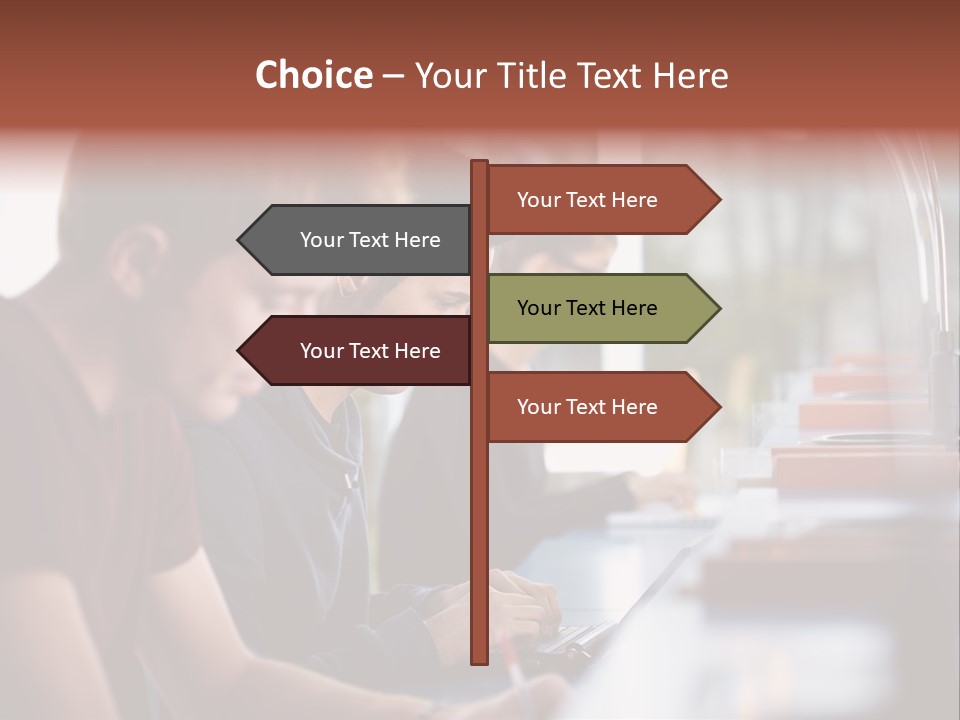 Load Machinery Gold PowerPoint Template