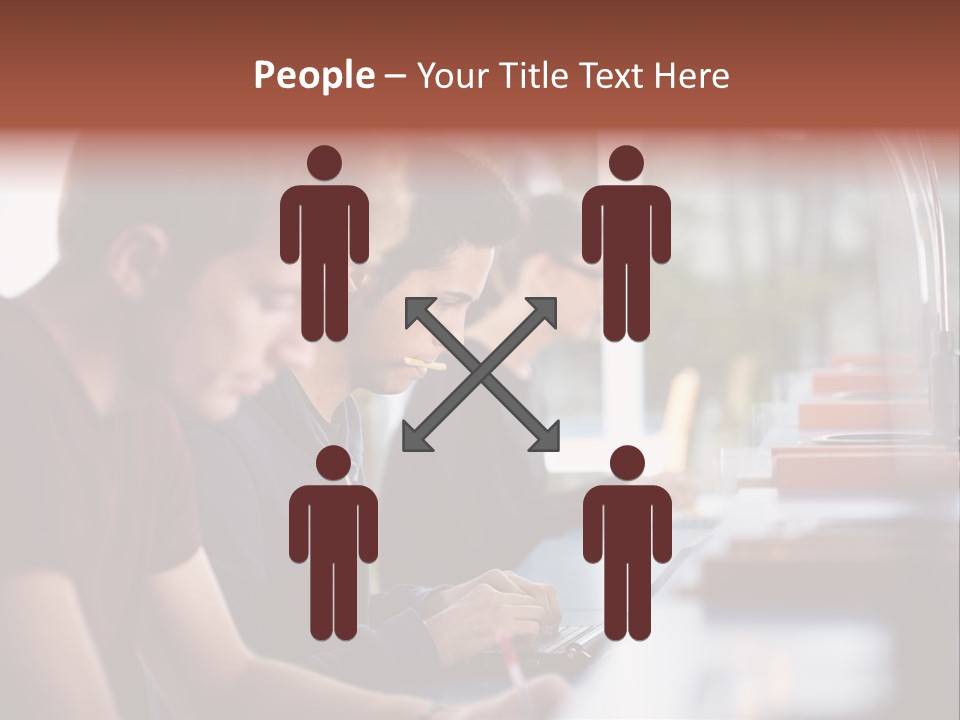 Load Machinery Gold PowerPoint Template