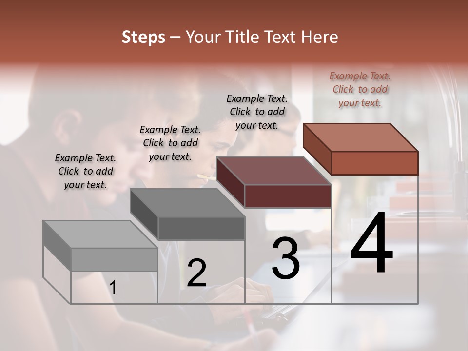 Load Machinery Gold PowerPoint Template