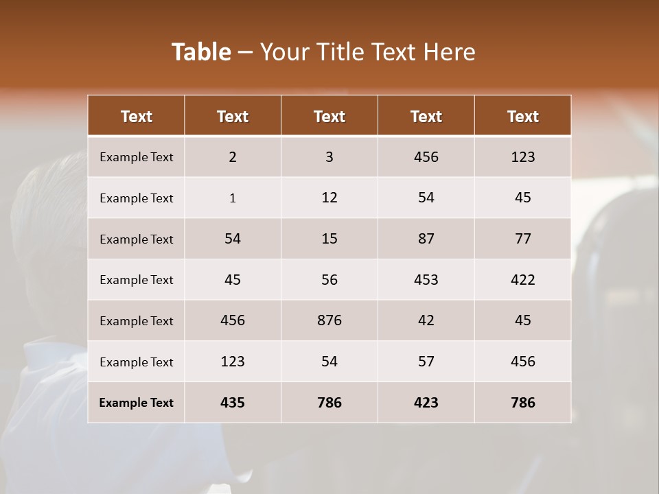 Center Group Fit PowerPoint Template