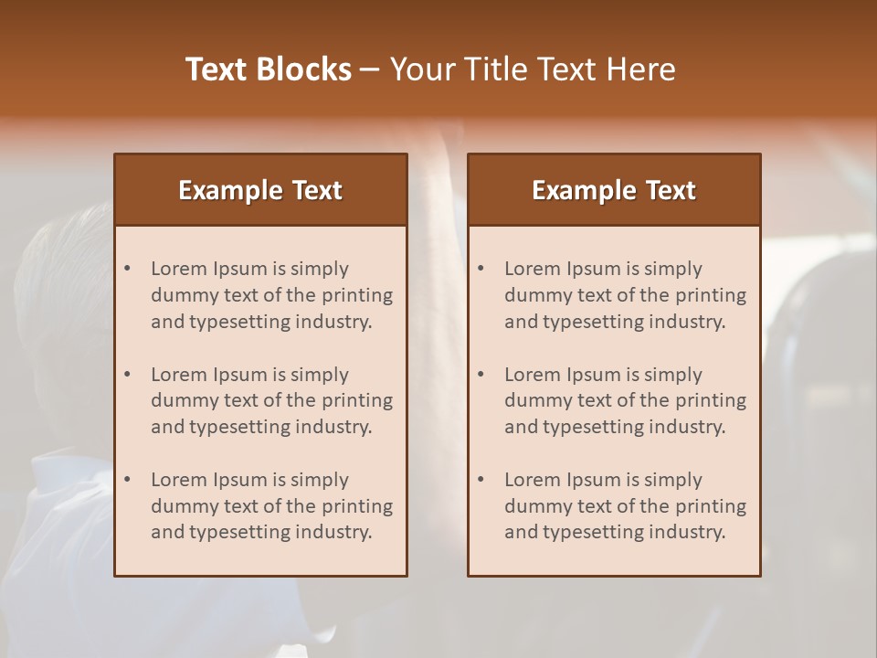 Center Group Fit PowerPoint Template