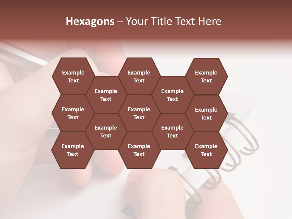 Spiral Message Male PowerPoint Template