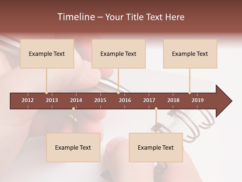 Spiral Message Male PowerPoint Template